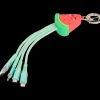 4-in-1 sleutelhanger met oplaadkabels | Action NL