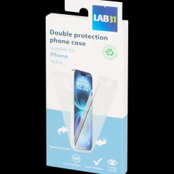 Lab31 telefoonhoesje met dubbele bescherming Apple Transparant | Action NL