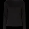T-shirt met ribstof Vrouw | Action NL